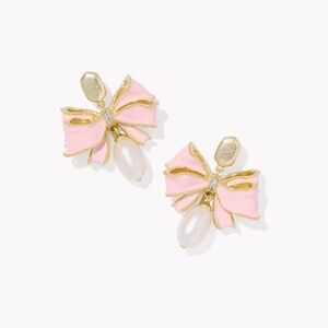 Kendra Scott x love shack fancy  and Gold Bow Earrings